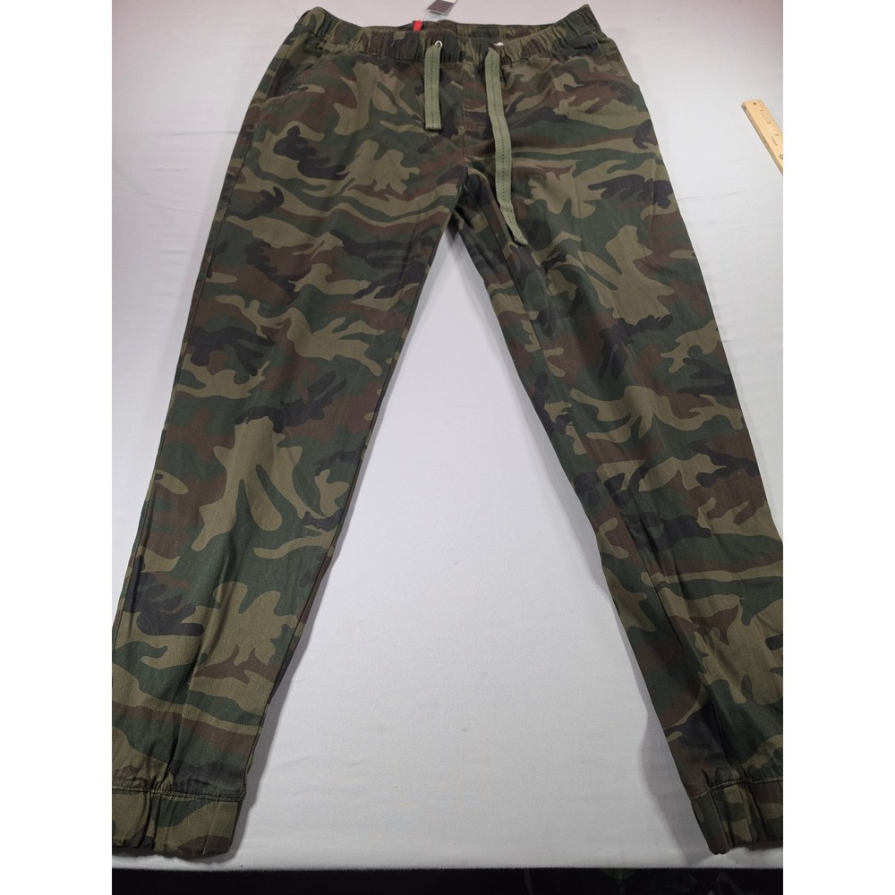 Galaxy by Harvic Mens Camo Joggers Woodland Camouflage Pants MJP-601WD 2XL NWT